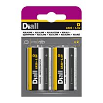Pile alcaline D (LR20) x2 - DIALL