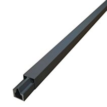 Profilé de départ et profilé de finition en aluminium anthracite pour clôture Neva - KLIKSTROM
