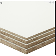 Panneau de bois mélaminé prédécoupé 120x60x0,8cm