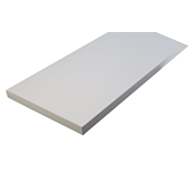 Tablette mélaminée blanche 120x50x1,8cm