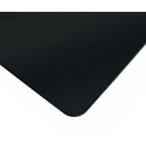 Panneau de bois en composite 305x65x0,3cm noir