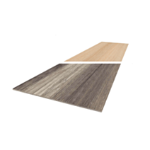 Crédence stratifiée Chêne clair/ Authentique 277x64x1cm