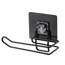 Dérouleur papier WC Métal Peint Noir Mat 8cm - TENDANCE