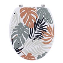 Abattant WC MDF 18" attaches acier inoxydable écrin - TENDANCE