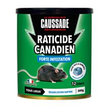 Bloc pâte raticide flocoumafen 300gr - CAUSSADE