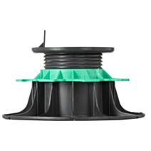 Plots lambourde réglable PVC 80-140mm noir/vert