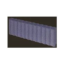 Bordure de jardin rondin Béton 20x50x6,5cm Sable