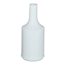 Douille avec cache E27 silicone blanc - TIBELEC