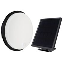 Hublot LED solaire Vallis 11W 1000lm détecteur - TIBELEC