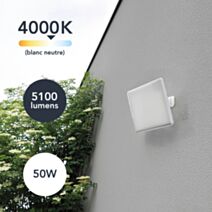 Projecteur LED 50W blanc IP65 5100lm 100% réparable - TIBELEC
