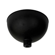 Pavillon cache-fils plastique rond Ø100mm noir - TIBELEC
