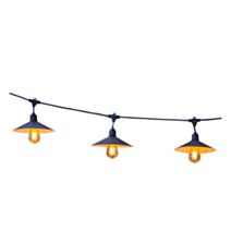 Guirlande d'extérieur lumineuse Vinty Light Connectable 10 LED E27 blanc chaud 6m