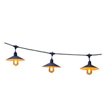 Guirlande d'extérieur lumineuse Vinty Light Connectable 10 LED E27 blanc chaud 6m