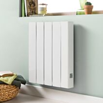 Radiateur à inertie pierre naturelle Talana 1000W blanc - HEALLUX