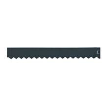 Bordure de jardin flexible métal anthracite 99x12cm