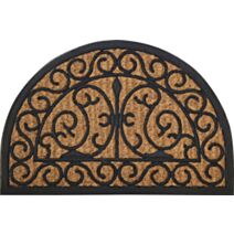 Tapis grattant cuba demi-lune volutes 40x60cm