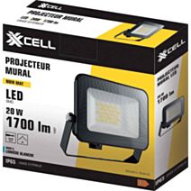 projecteur noir ip65 20W 4000k 1700lm