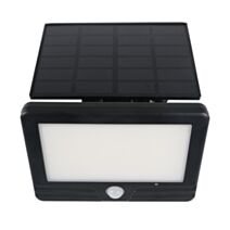 Projecteur solaire noir 4000k 1000lm détecteur ip54 - XXCELL