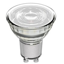 Ampoule LED GU10 verre clair dimmable 4W 2700K 345lm - XXCELL