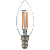 Ampoule c35 fil E14 clair 4.5W 2700k 470LM bt2