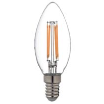 Ampoule c35 fil E14 clair 4.5W 4000k 470LM bt2