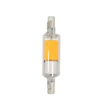 Ampoule cob crayon r7s clair 78mm 4,5W 2700k 500lm
