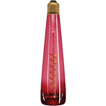 Ampoule tube t55 fil curv E27 bottle red 4.5W 1800k 180lm
