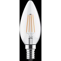 Ampoule Led filament flamme claire c35 e14 4.5w 500lm