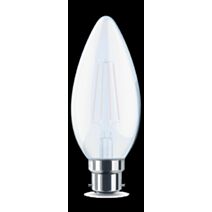Ampoule Led filament flamme dépolie c35 b22 4,5w 470lm