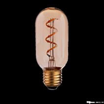Ampoule LED  Filament Spirale Tube Ambre T45 E27 3W 130Lm 2100K Boite1 XXCELL