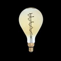 Ampoule ps160 fil curv ozone E27 ambrée 11W 2200k