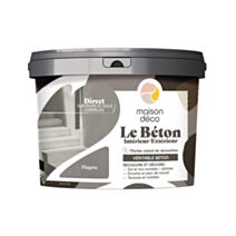 Enduit béton ciré intérieur/extérieur Magma 5 kg - MAISON DECO