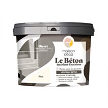 Enduit béton ciré intérieur/extérieur Le Béton Mica v2 5kg - MAISON DECO - MAISON DECO
