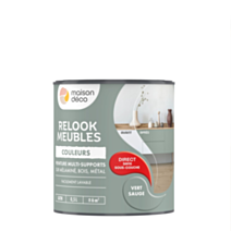 Peinture Relook Meubles Vert sauge 0,5L - MAISON DECO