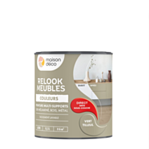 Peinture Relook Meubles Vert tilleul 0,5L - MAISON DECO