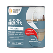 Peinture Relook Meubles Bleu horizon 0,5L - MAISON DECO