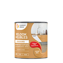 Peinture Relook Meubles Jaune miel 0,5L - MAISON DECO