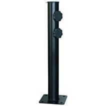 Pied de parasol 50kg noir - Option tube acier - PRO LOISIRS