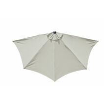 Demi parasol de balcon 300x235cm écru - PRO LOISIRS