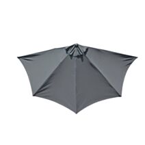 Demi parasol de balcon 300x235cm gris - PRO LOISIRS