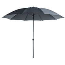 Parasol fibre de verre gris d270cm - PROLOISIRS