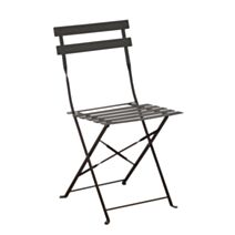 Chaise pliante cuba grise - PROLOISIRS