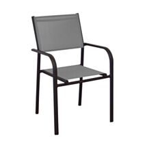 Fauteuil Duca graphite/perle - PRO LOISIRS