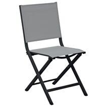 Chaise Thema graphite/perle - PRO LOISIRS