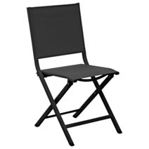 Chaise “THEMA” noir - PRO LOISIRS