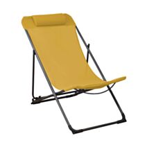 Globe chilienne pliante acier/tpep graphite/moutarde