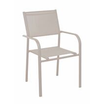 Fauteuil Duca empilable crème - PROLOISIRS