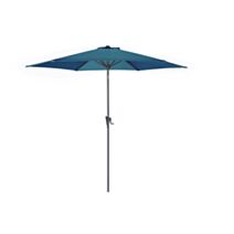 Parasol Manivelle inclinable 3m bleu - PRO LOISIRS
