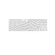 Relief à peindre moderne Vinyle expansé 25x106cm Blanc - AQUILIA