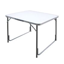 Table camping pieds acier 80x60x68cm